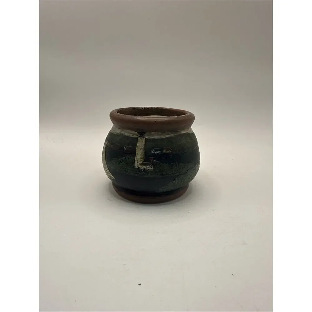LANG Candles Ltd Nautical Sailboat Ceramic Candle Holder Coastal Decor *